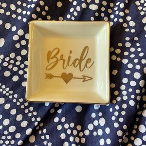 Bride Ceramic Jewelry Dish